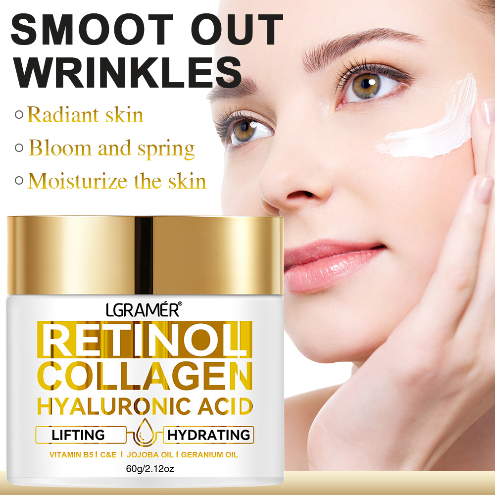 Retinol Anti Wrinkle Cream - Crema facial antienvejecimiento de Retinol, eliminador