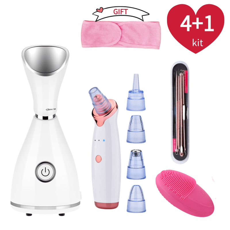Silicone Face Scrubber Electric - Vaporizador Facial Nano iónico, vaporizador Facial