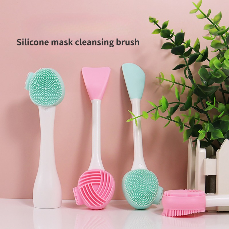 Silicone Face Scrubber Electric - Cepillo de limpieza multiusos, espátula para