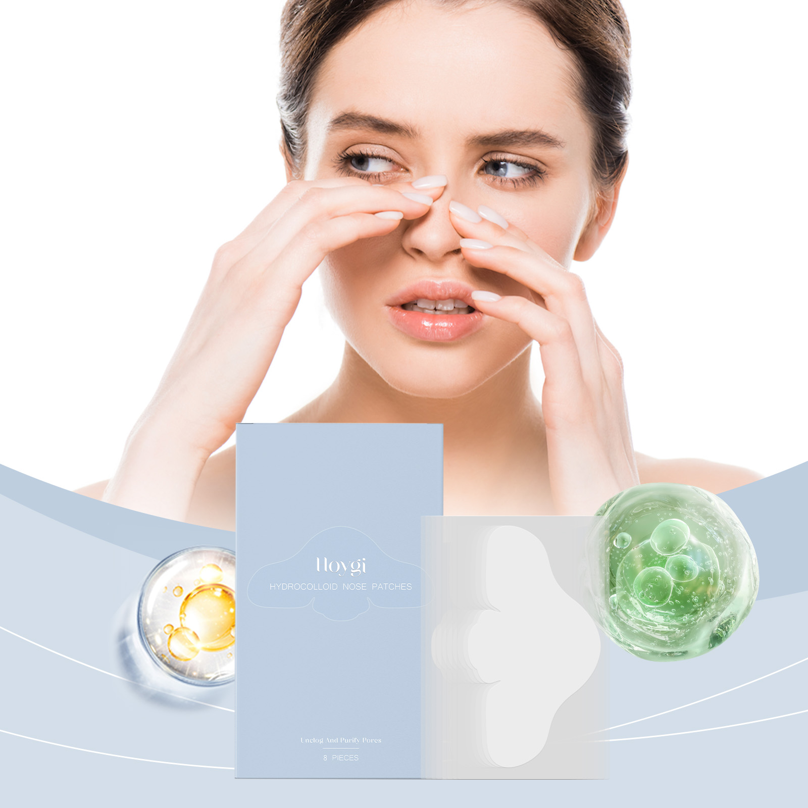 Salicylic Acid Blackhead Remover - Tiras de poros de nariz de