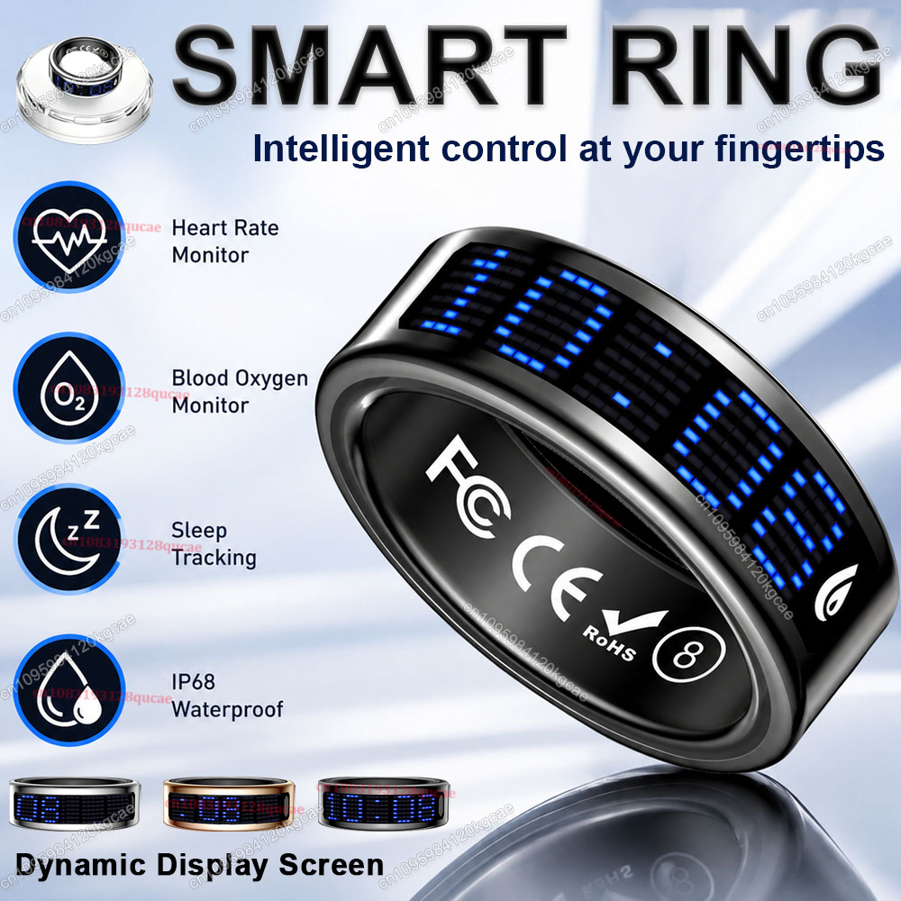 Health Monitors - Anillo Inteligente con Pantalla Táctil, Recordatorio