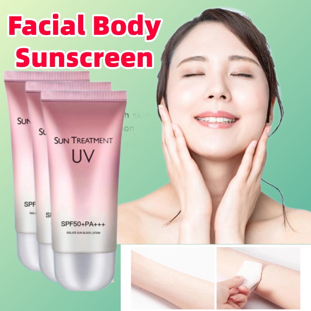 Spf 50 Waterproof Sunscreen - 60ml protector solar corporal Facial resistente
