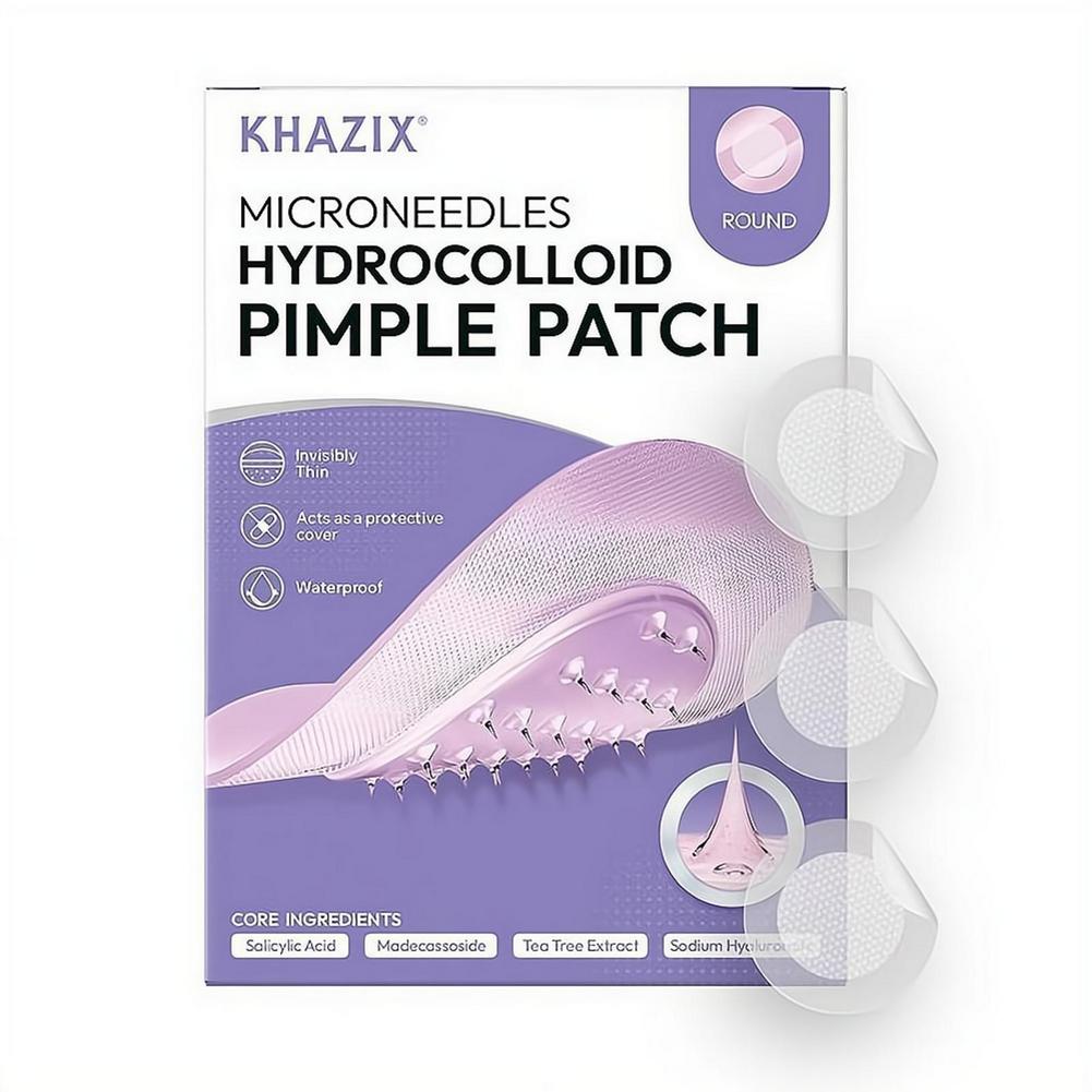 Hydrocolloid Pimple Patch - 24 unidades de parches transparentes e