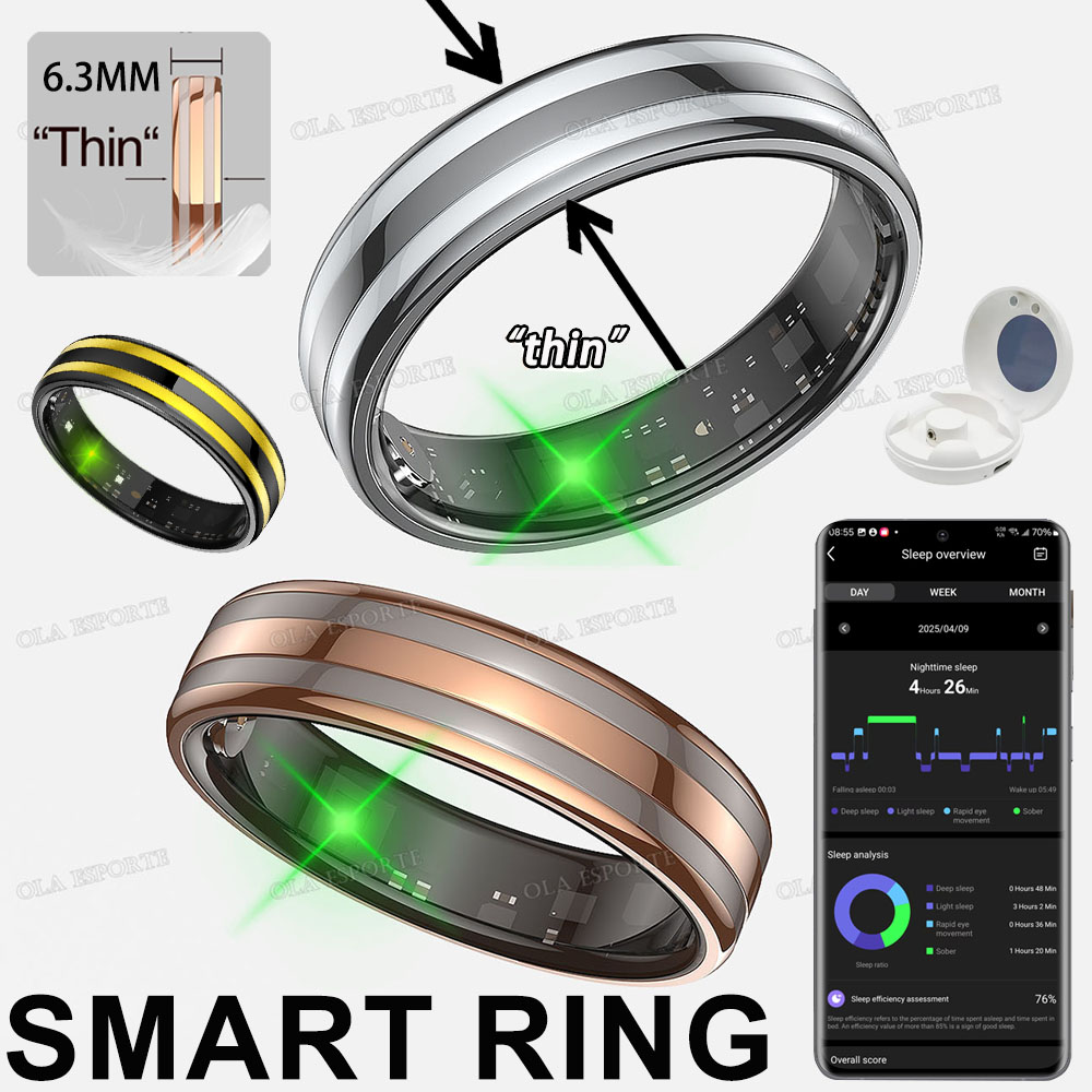 Health Monitors - Anillo Inteligente con Sensor de Gestos,
