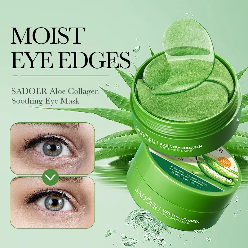 Collagen Under Eye Patches - SAODER 60Pcs Parches de Ojos de