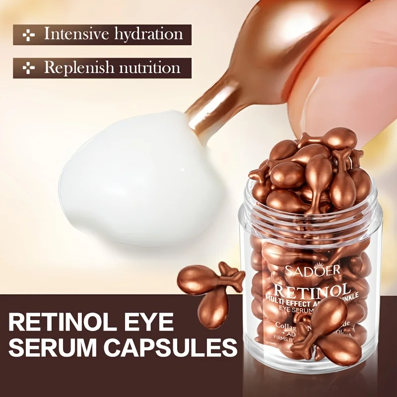 Retinol Anti Wrinkle Cream - SADOER Retinol - Cápsulas Reafirmantes Antiarrugas
