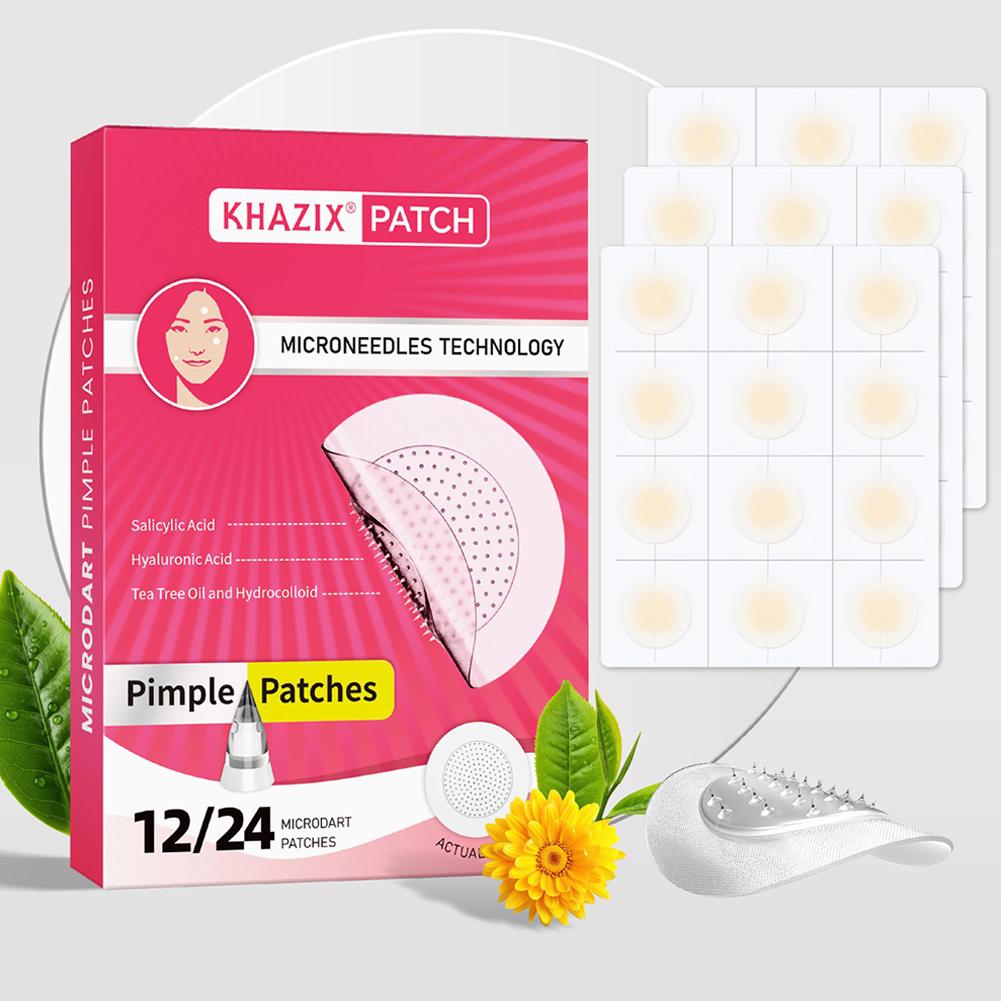 Hydrocolloid Pimple Patch - Parches de microagujas para espinillas, parches