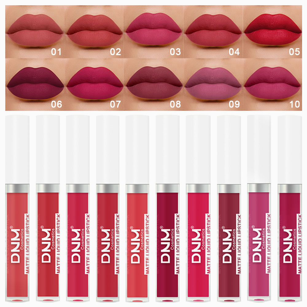 Matte Velvet Lip Tint Long Lasting - DNM Brillo Labial Mate de Terciopelo