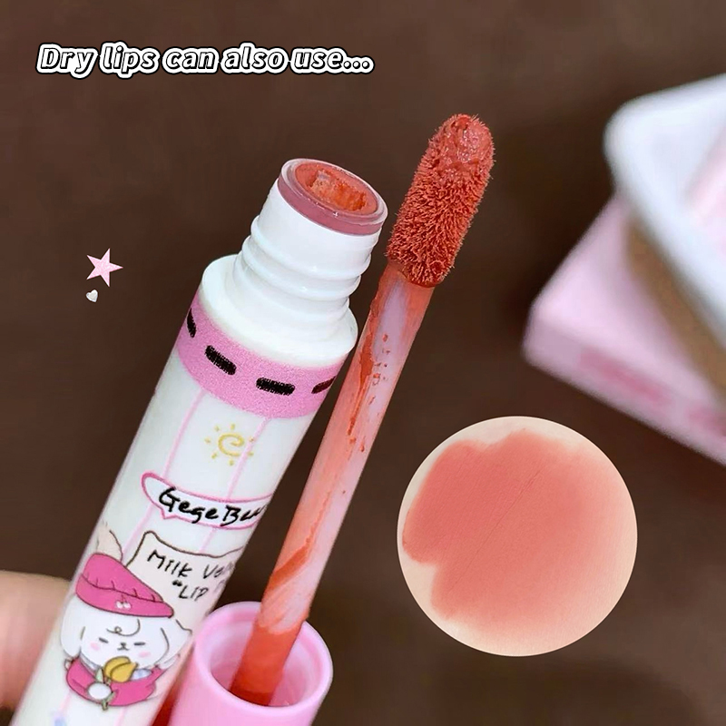 Set de 6 Labiales Líquidos Geg - Matte Velvet Lip Tint Long Lasting reseña y precio