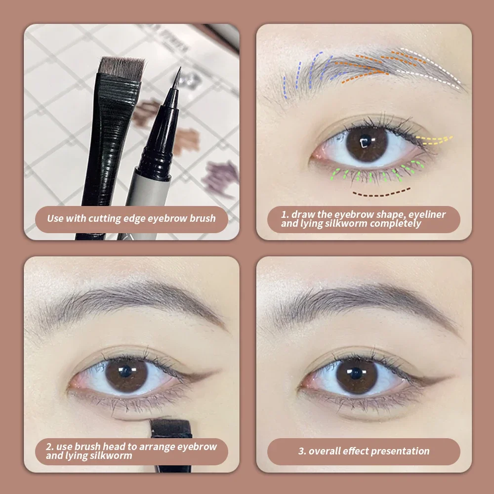 Lápiz de cejas líquido multifu - Waterproof Liquid Eyeliner Pen reseña y precio