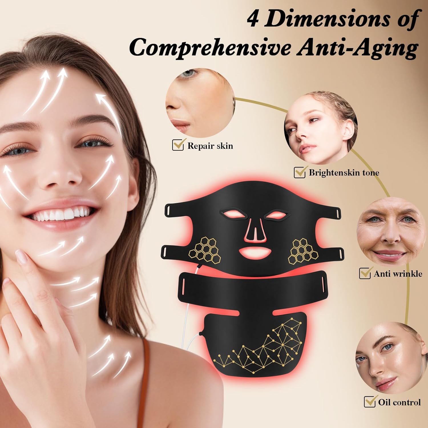 Mascarilla de Silicona LED 2 e - Led Light Therapy Face Mask reseña y precio