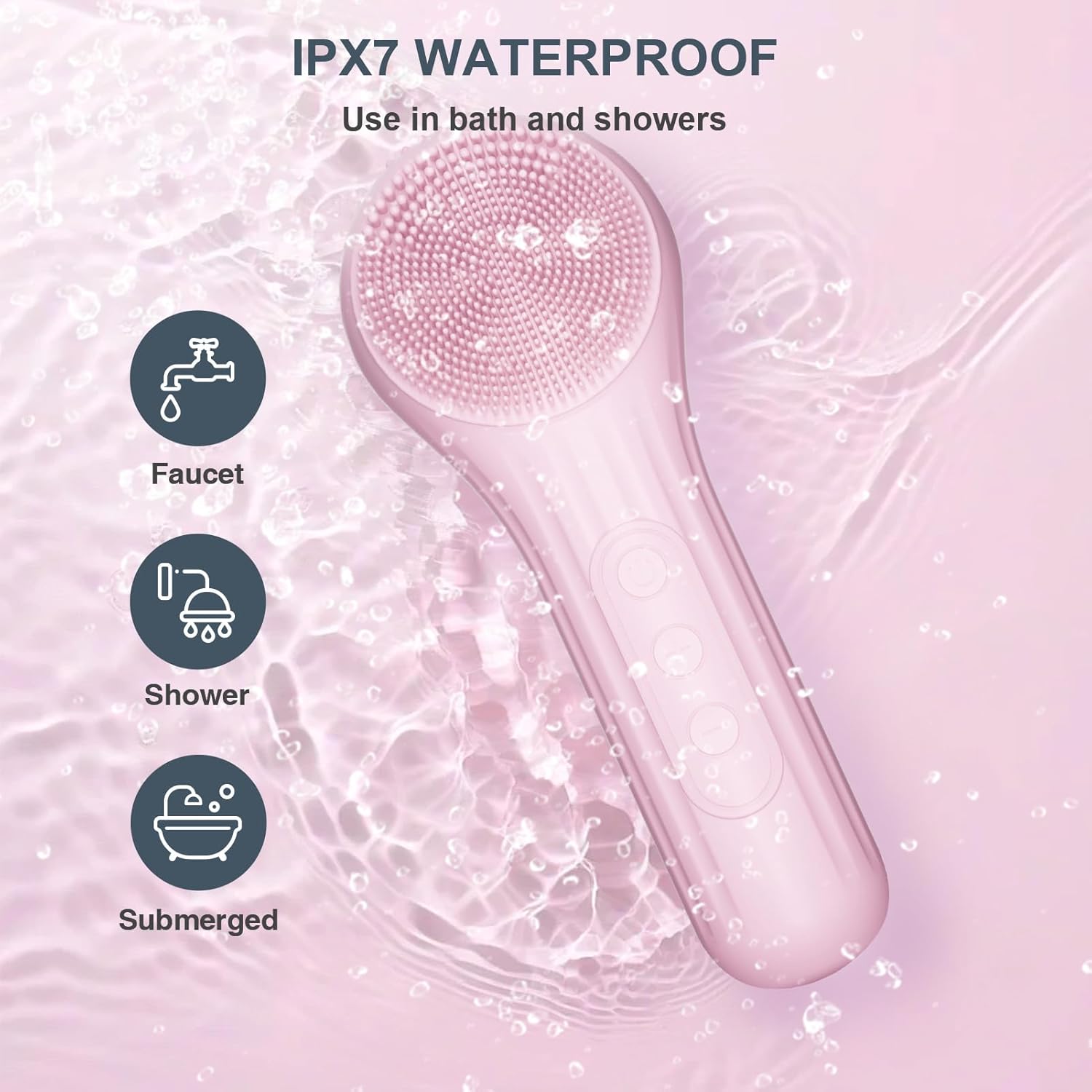 Depurador facial de silicona,  - Silicone Face Scrubber Electric reseña y precio