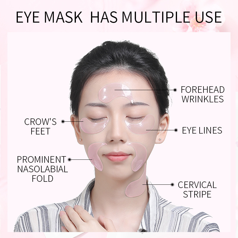 Sakura-mascarilla para los ojo - Collagen Under Eye Patches reseña y precio