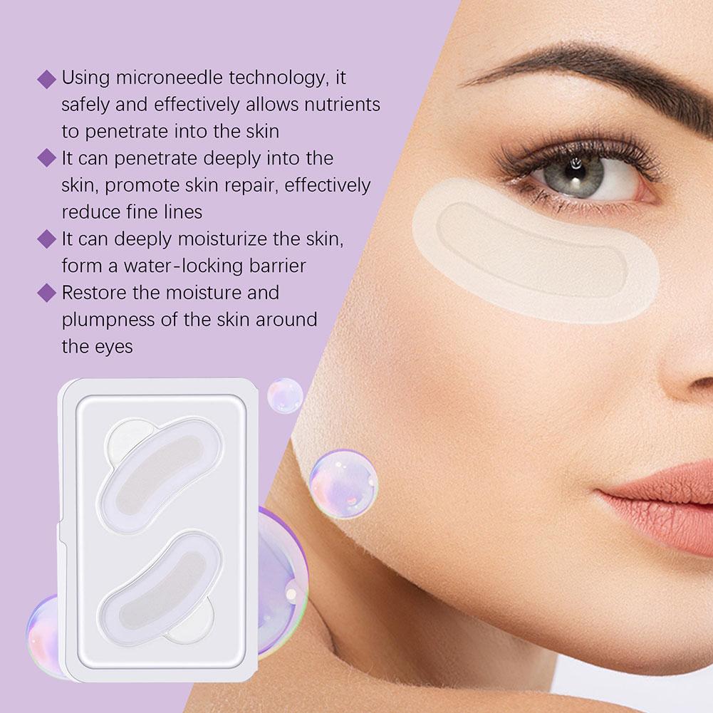 Parche para ojos con microaguj - Collagen Under Eye Patches reseña y precio