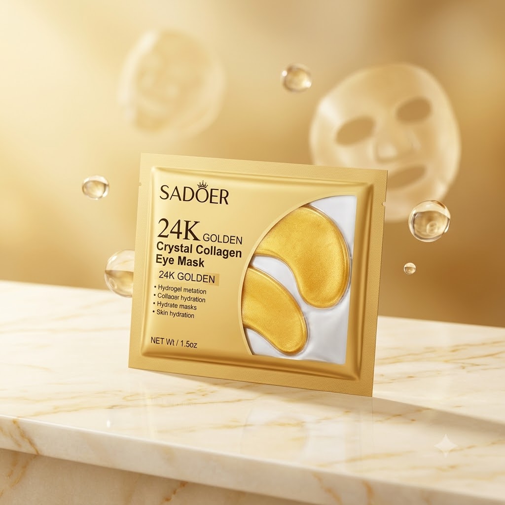 10 Parches de Colágeno Dorado  - Collagen Under Eye Patches reseña y precio