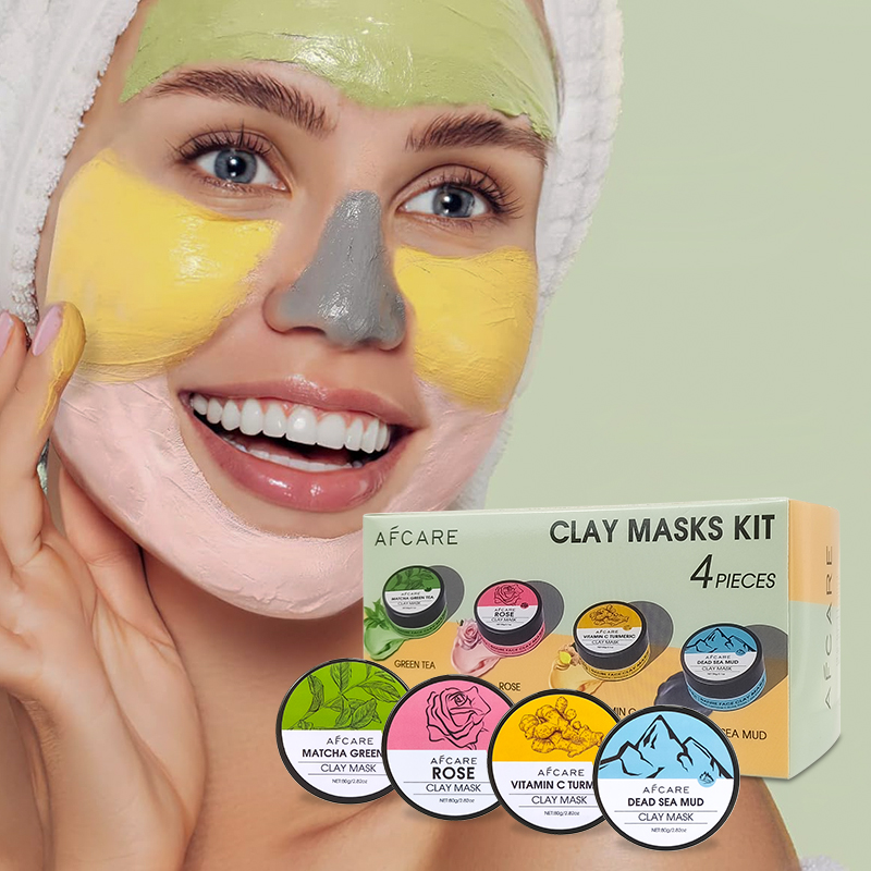 Set de 4 Mascarillas Faciales  - Green Tea Cleansing Clay Mask reseña y precio