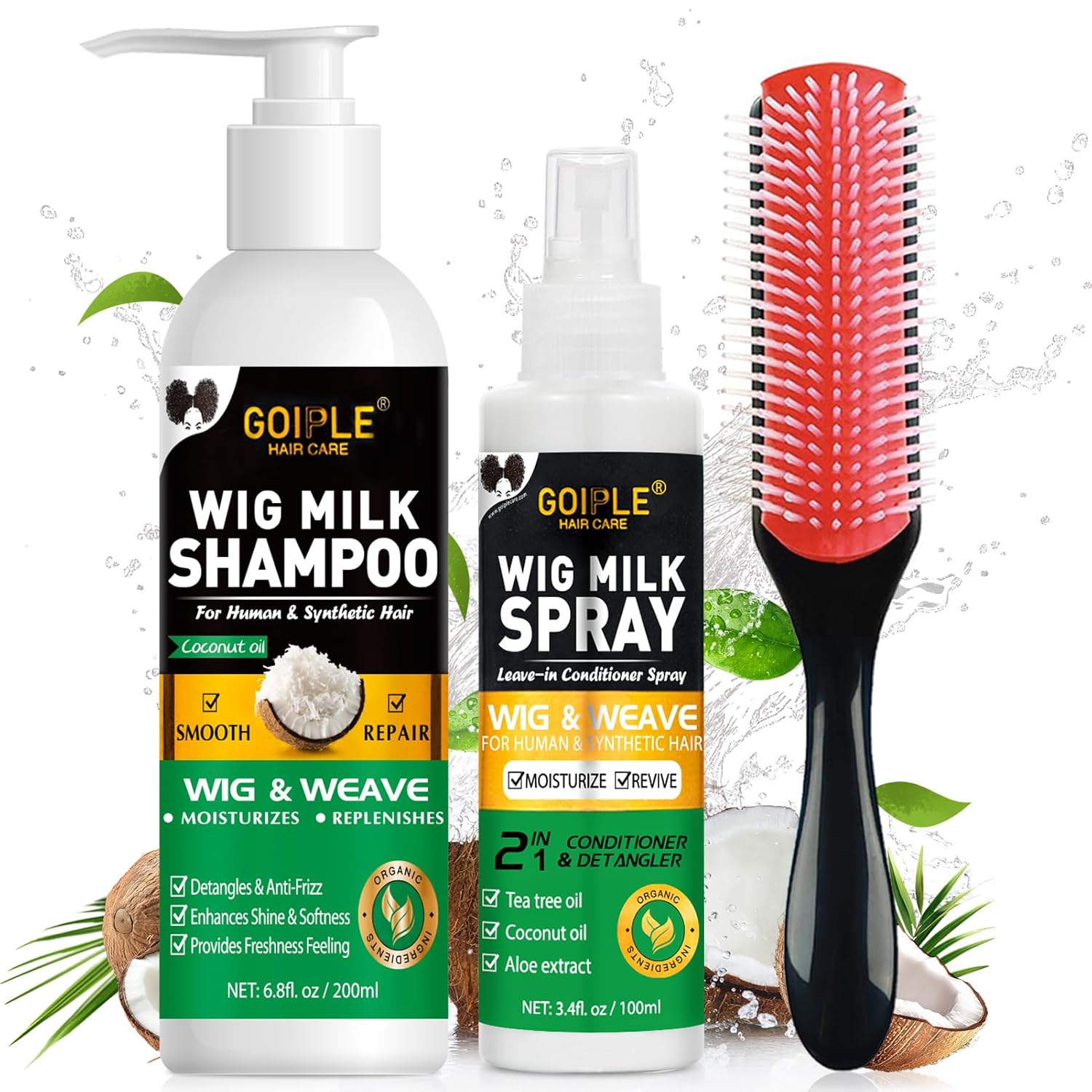 Kit de Cuidado de Pelucas 3 en - Hair Care reseña y precio