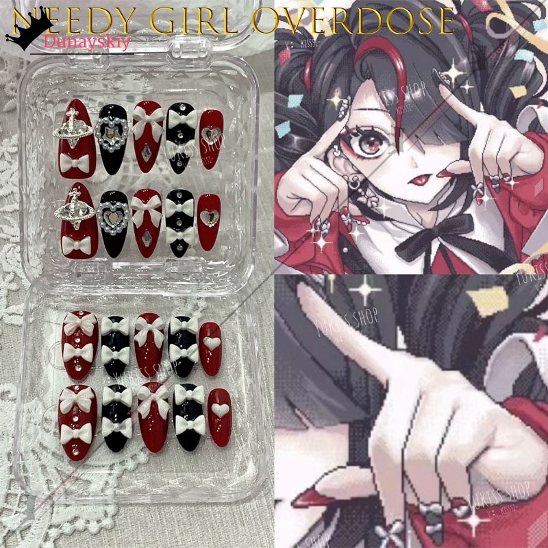 YiNuo*/Needy Girl Overdose Jir - Nail Art reseña y precio