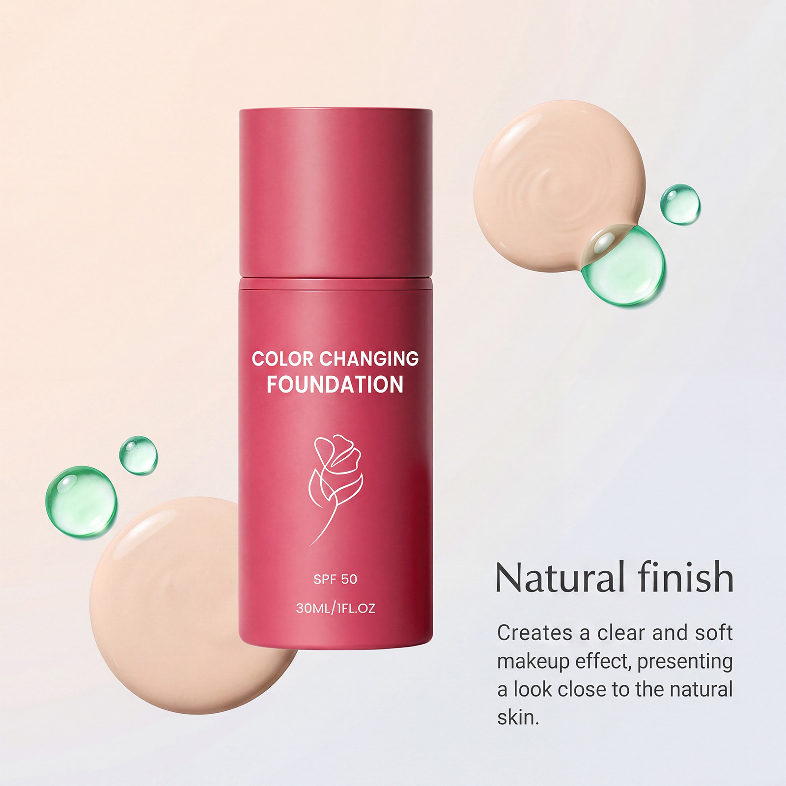 Base de Maquillaje Adaptable q - Spf 50 Waterproof Sunscreen reseña y precio