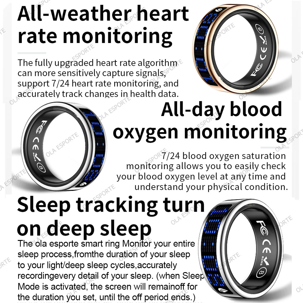 Anillo Inteligente con Pantall - Health Monitors reseña y precio