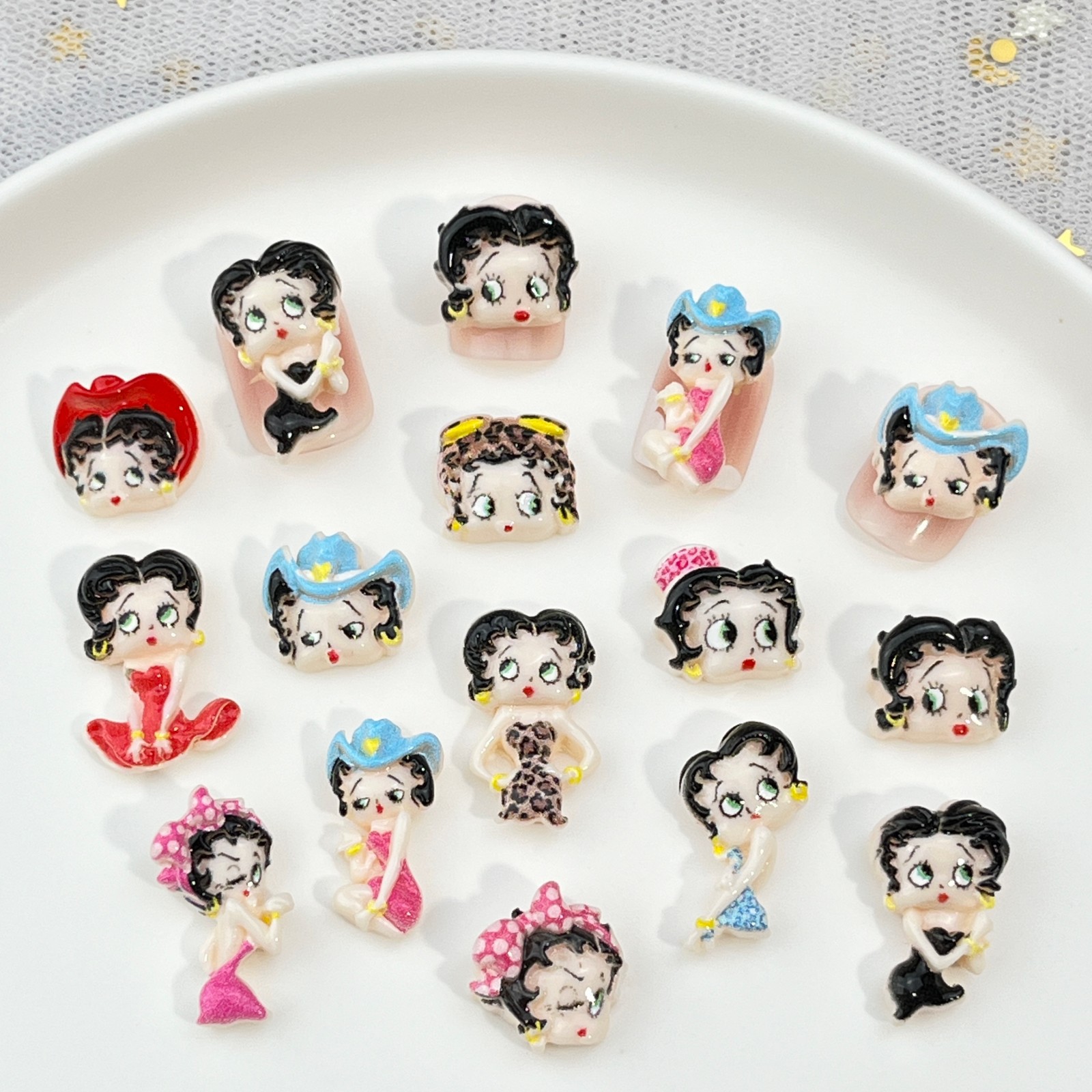 100 piezas de accesorios de re - Nail Art reseña y precio