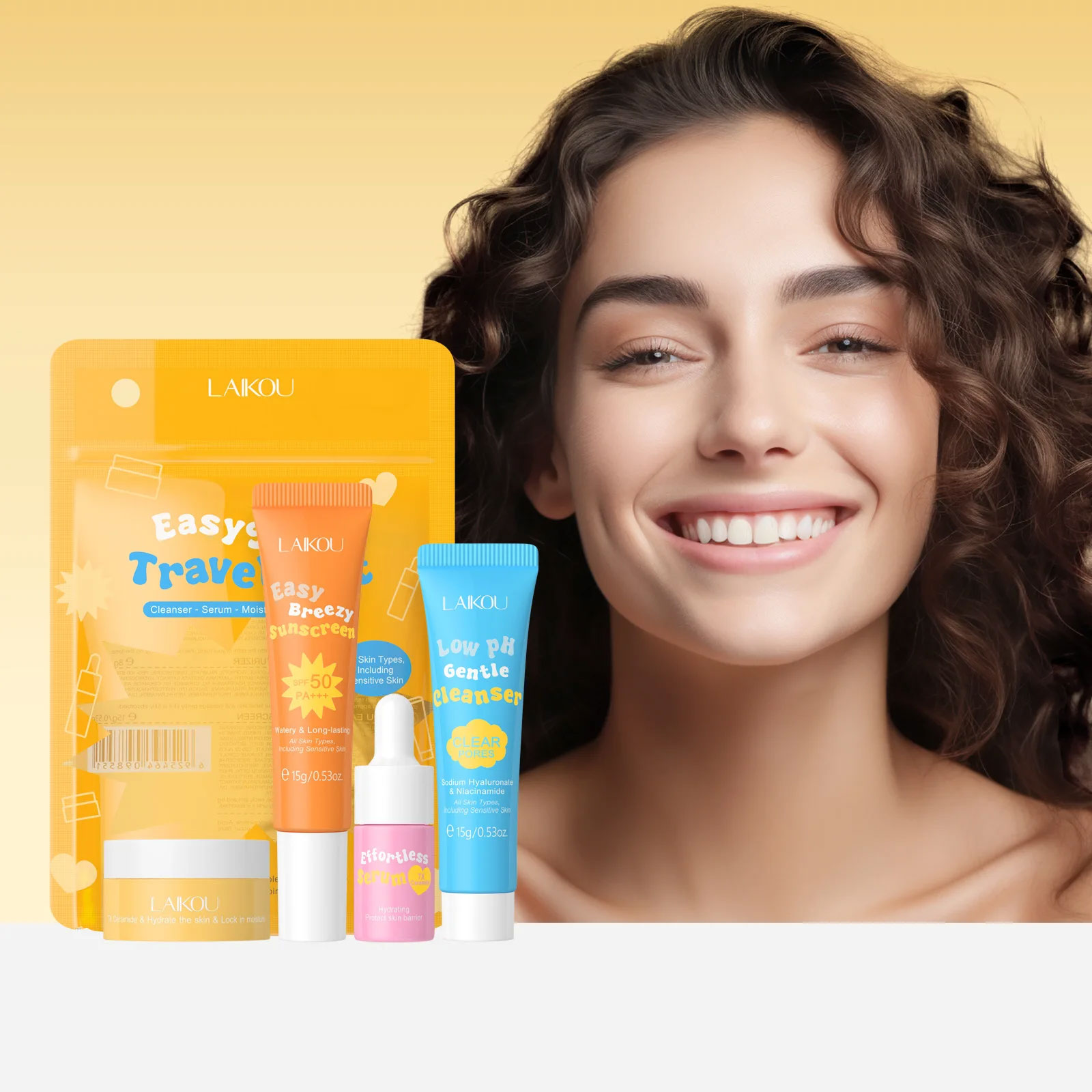 Traje de viaje Laikou Ceramide - Hyaluronic Acid Facial Serum reseña y precio