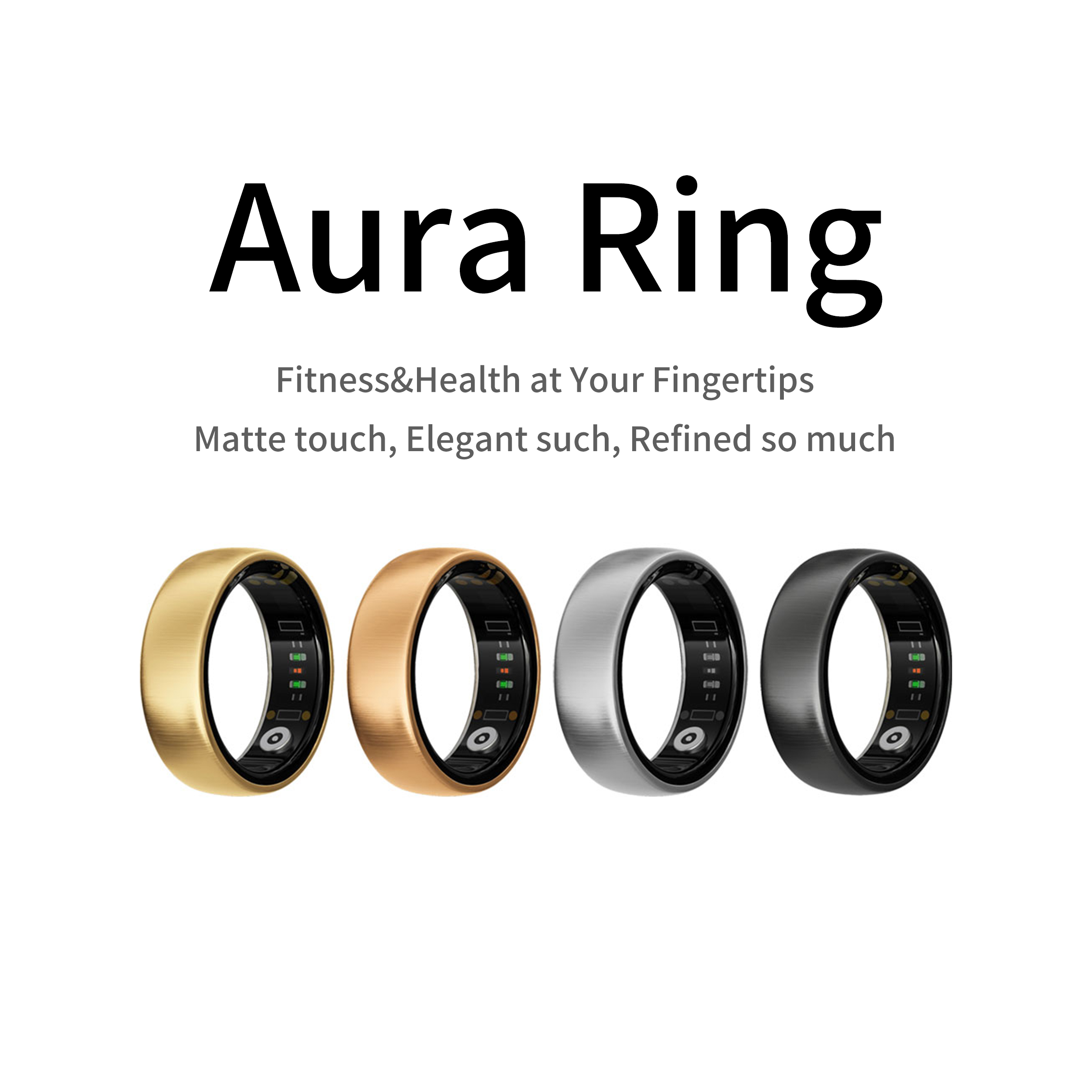 Anillo Inteligente AURA Matt,  - Health Monitors reseña y precio