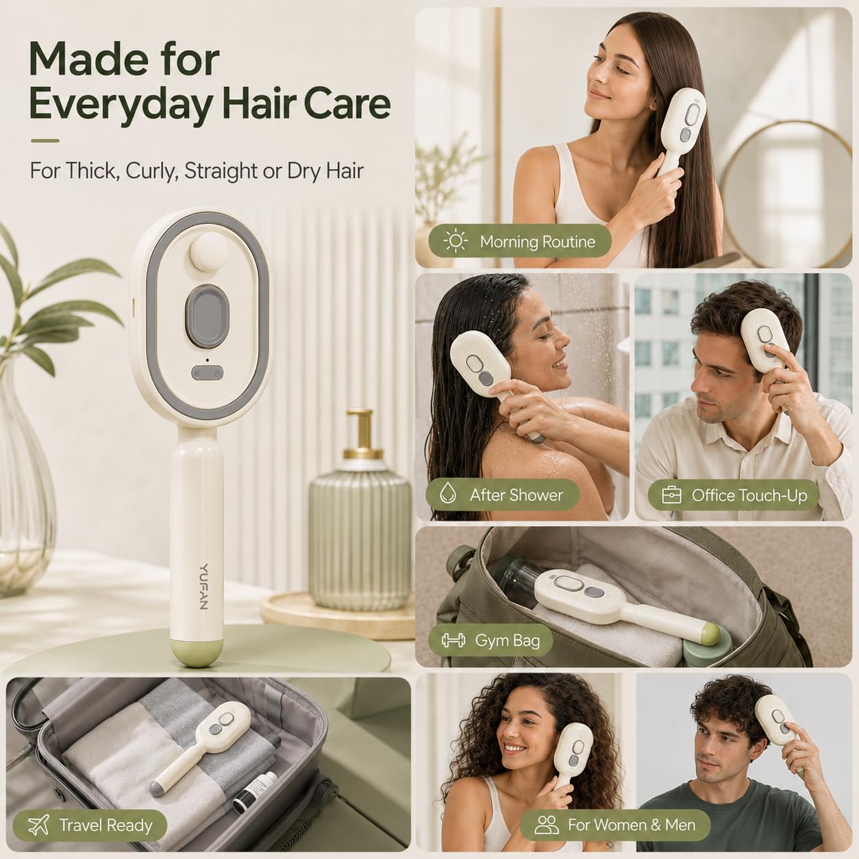 Cepillo Eléctrico Pulverizador - Massage reseña y precio
