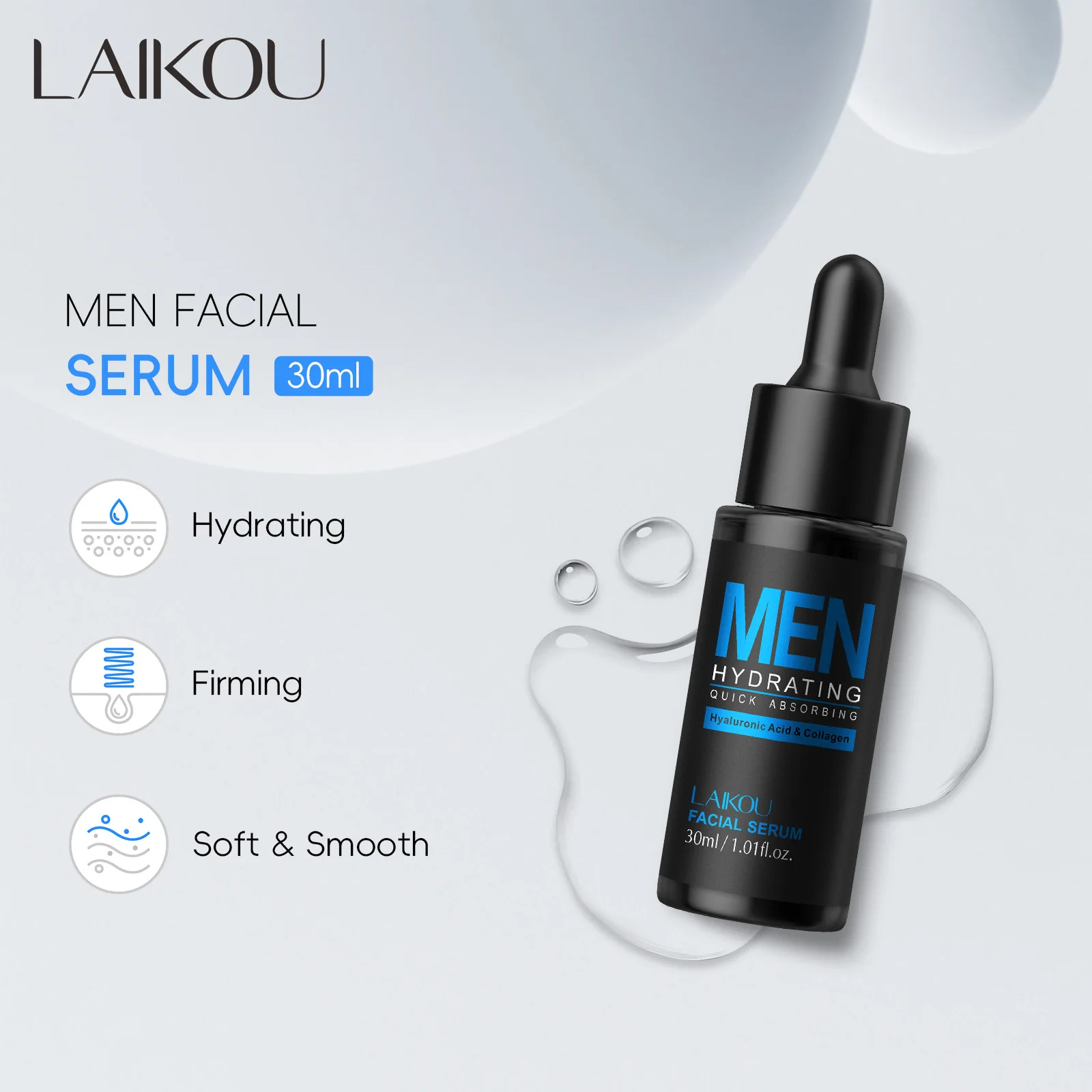 Suero Facial hidratante para h - Hyaluronic Acid Facial Serum reseña y precio