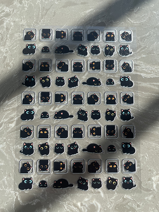 Mini Pegatinas de PVC con Patr - Nail Art reseña y precio