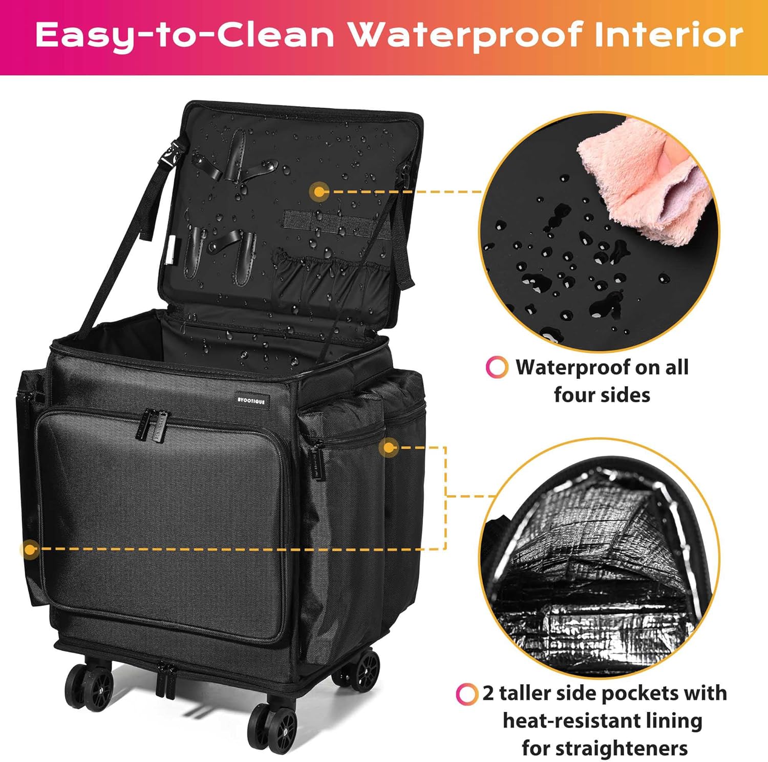 Maleta de maquillaje con rueda - Makeup reseña y precio