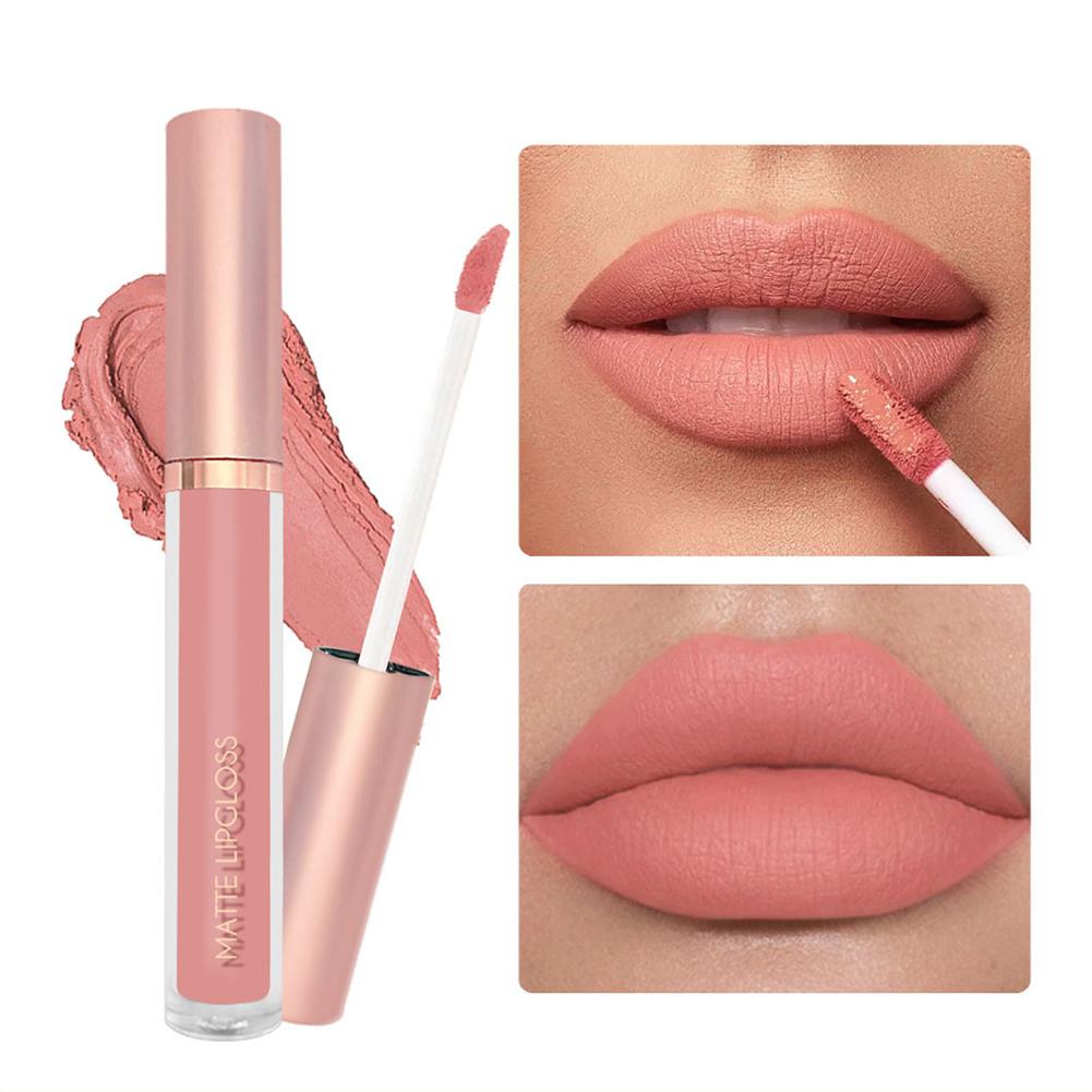 3 unids/set brillo de labios d - Matte Velvet Lip Tint Long Lasting reseña y precio