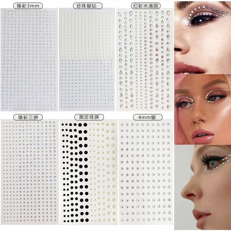 Diamantes de imitación blancos - Nail Art reseña y precio