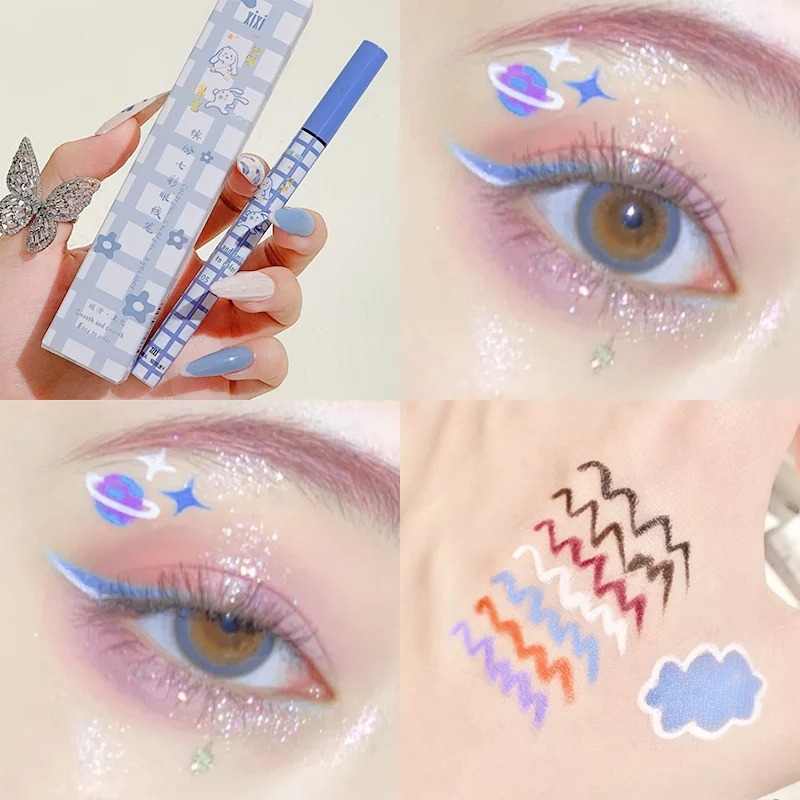 Delineador Líquido Colorido, M - Waterproof Liquid Eyeliner Pen reseña y precio