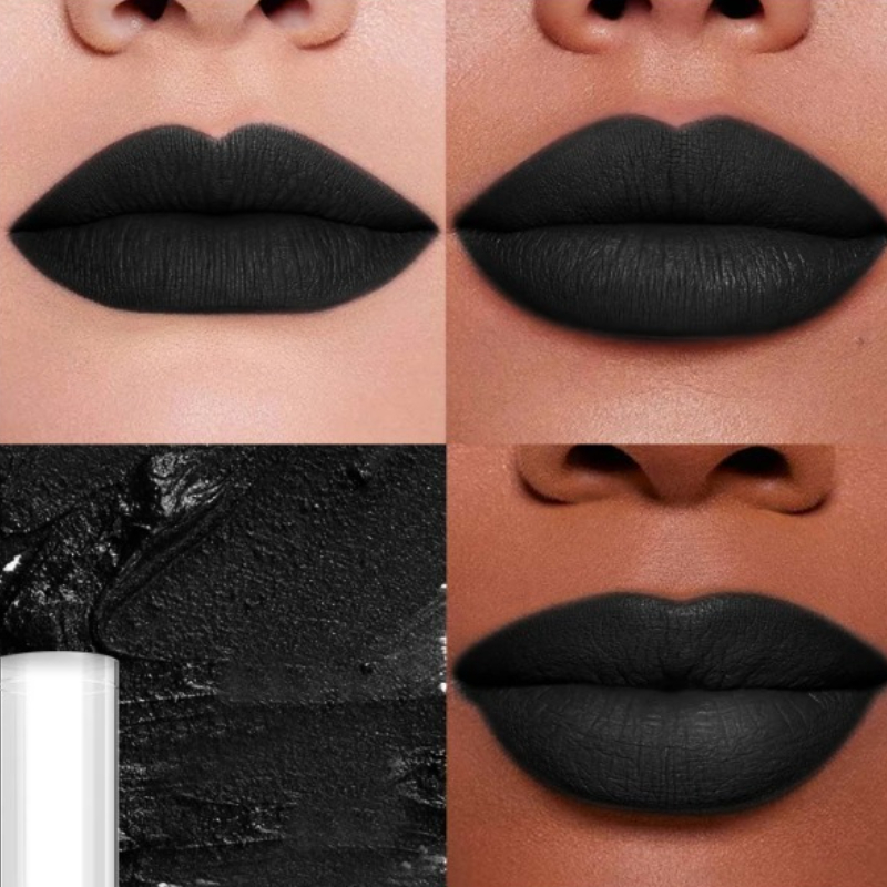 Lápiz labial líquido negro mat - Matte Velvet Lip Tint Long Lasting reseña y precio