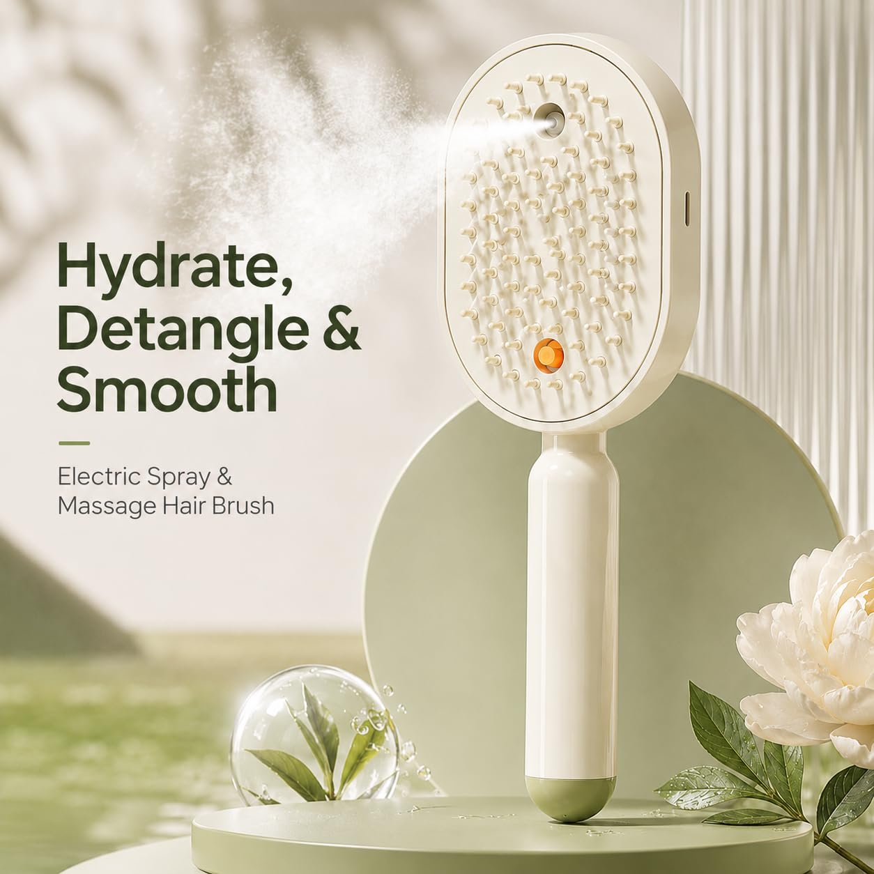 Cepillo Eléctrico Pulverizador - Massage reseña y precio
