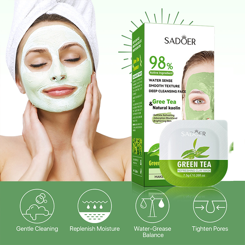 Mascarilla de barro para limpi - Green Tea Cleansing Clay Mask reseña y precio