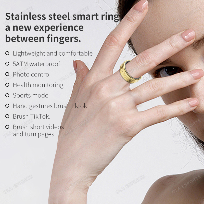 Anillo Inteligente de Acero In - Health Monitors reseña y precio