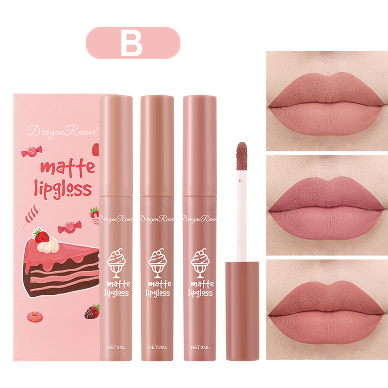 Juego de 3 Labiales Líquidos M - Matte Velvet Lip Tint Long Lasting reseña y precio