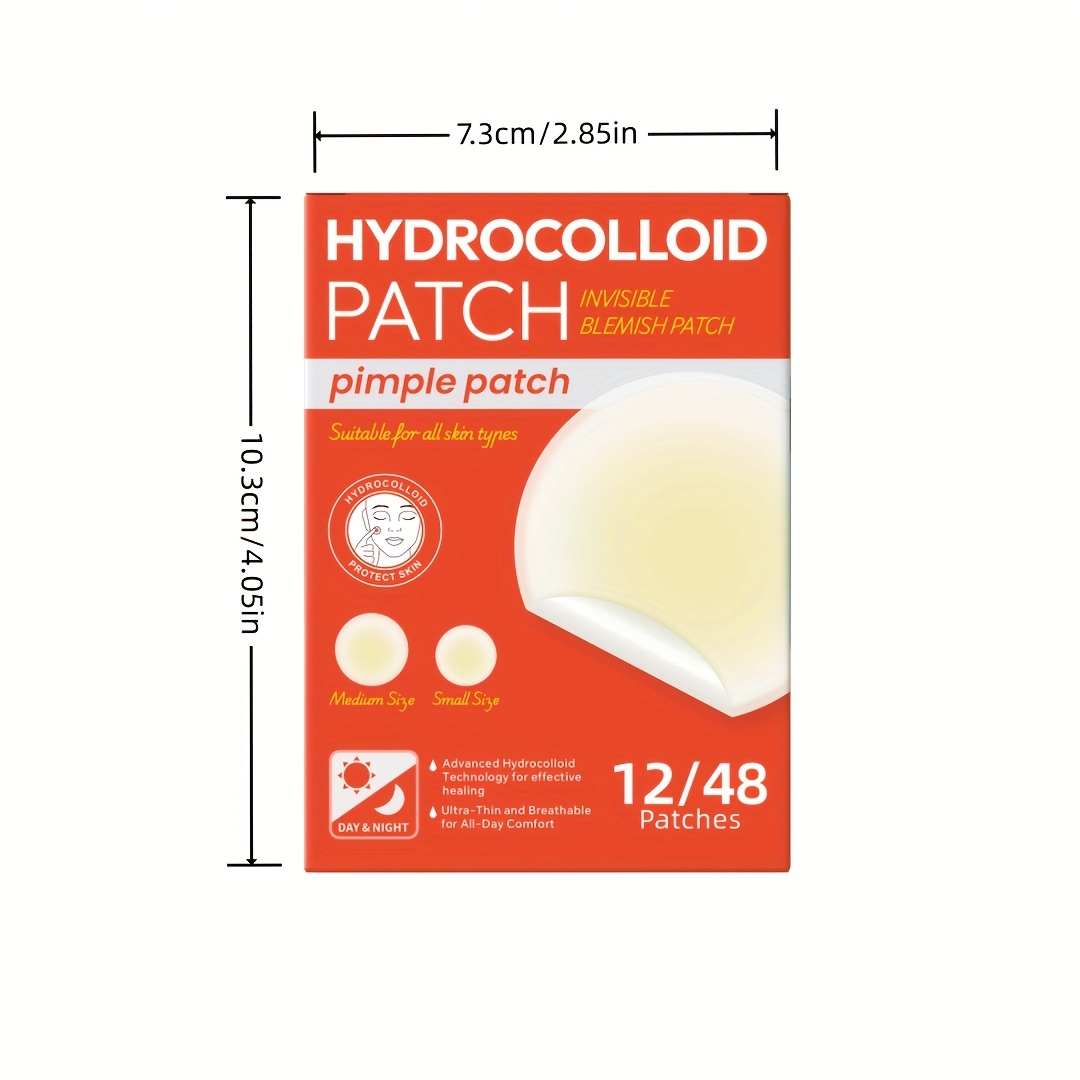 48 parches hidrocoloides para  - Hydrocolloid Pimple Patch reseña y precio