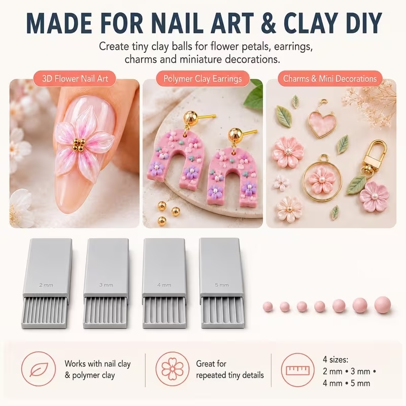 Herramienta para hacer bolas d - Nail Art reseña y precio