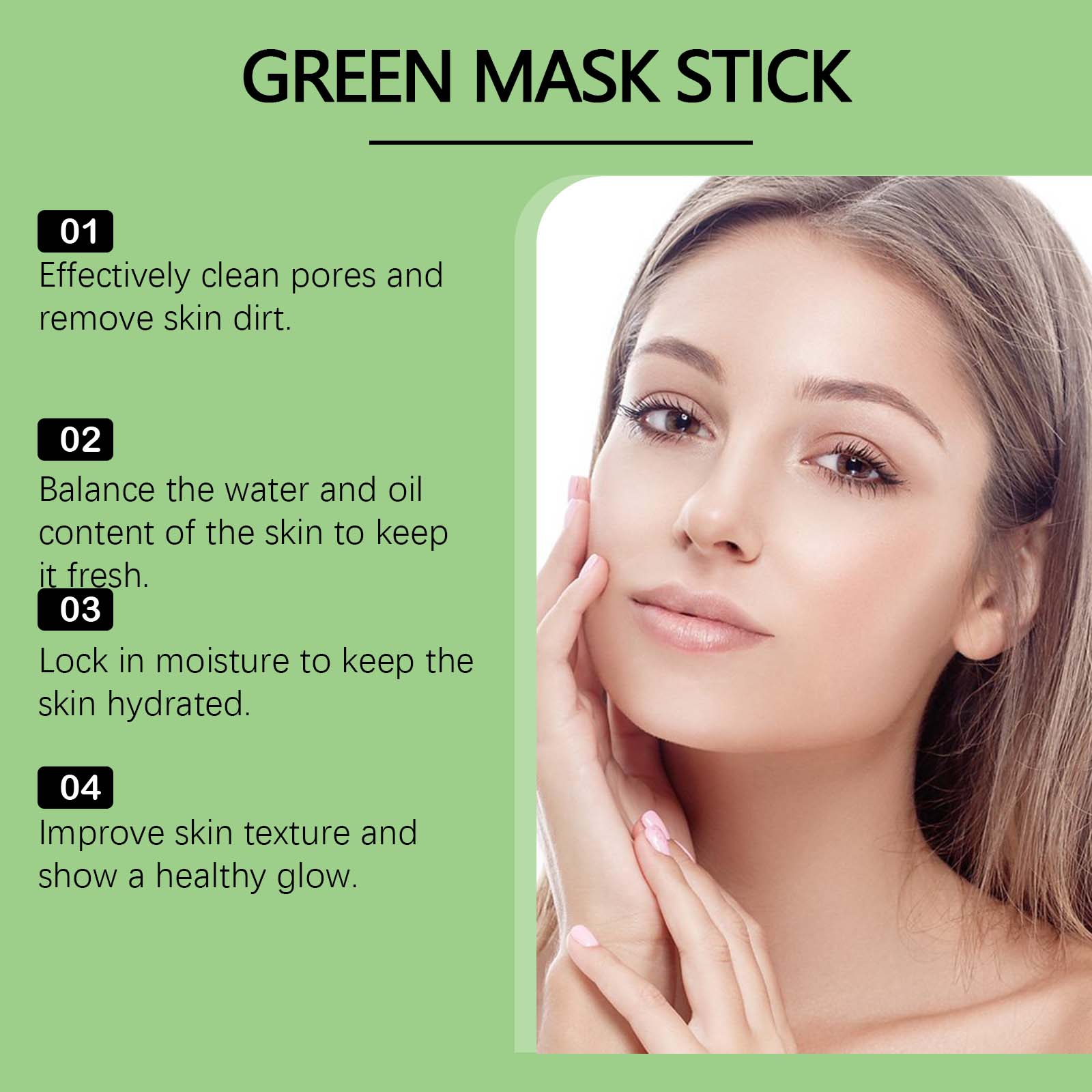 1~5PCS Barra de Arcilla de Té  - Green Tea Cleansing Clay Mask reseña y precio