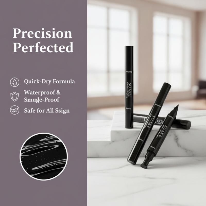 2 lápices delineadores de ojos - Waterproof Liquid Eyeliner Pen reseña y precio